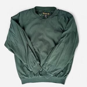 Vintage forest green pullover by
